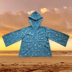 Zooplankton hoodie [ Light Blue Cotton ]